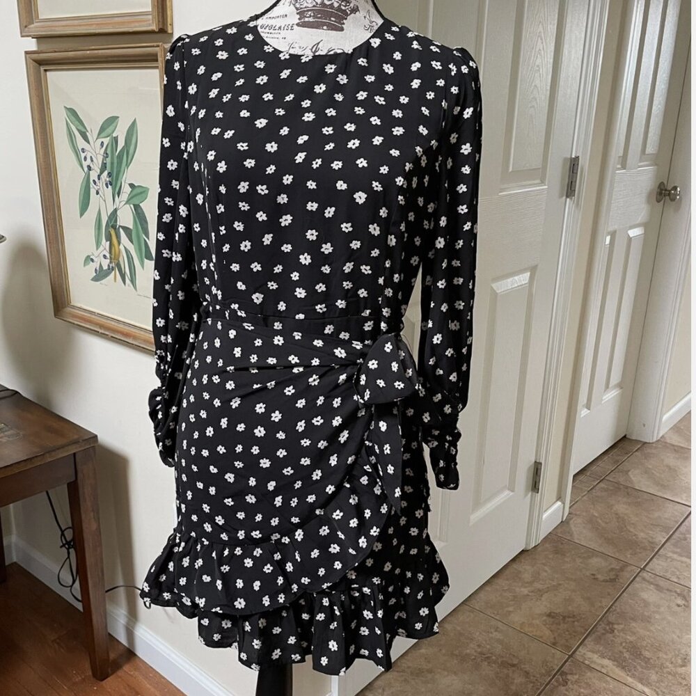 Princess Polly Wrap front Mini Dress